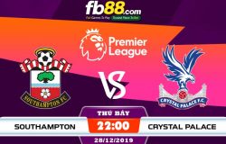 fb88-soi kèo Southampton vs Crystal Palace