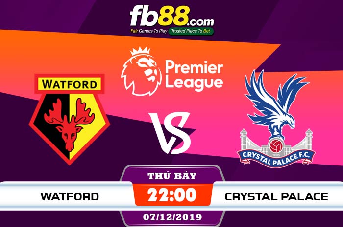fb88-soi kèo Watford vs Crystal Palace
