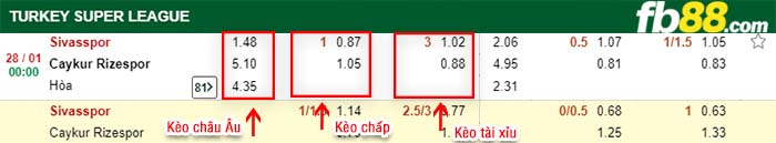 fb88-kèo chấp Sivasspor vs Caykur Rizespor