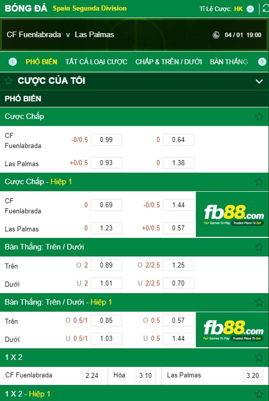 fb88-kèo nhà cái CF Fuenlabrada vs Las Palmas