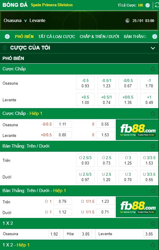 fb88-kèo nhà cái Osasuna vs Levante