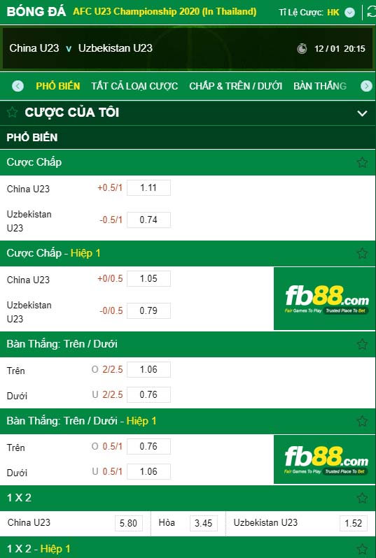 fb88-kèo nhà cái U23 Trung Quốc vs U23 Uzbekistan
