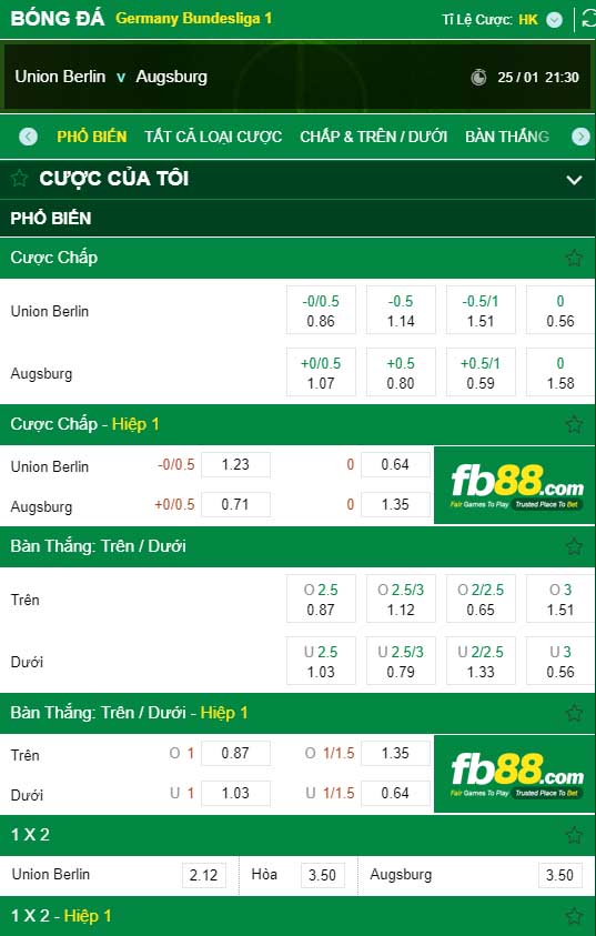 fb88-kèo nhà cái Union Berlin vs Augsburg