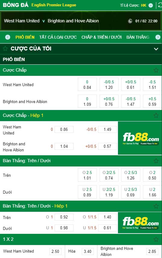 fb88-kèo nhà cái West Ham vs Brighton