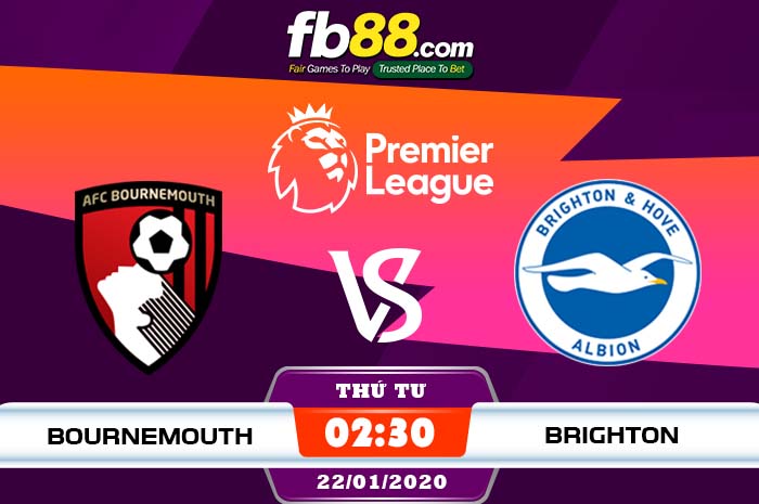 fb88-soi kèo AFC Bournemouth vs Brighton and Hove Albion