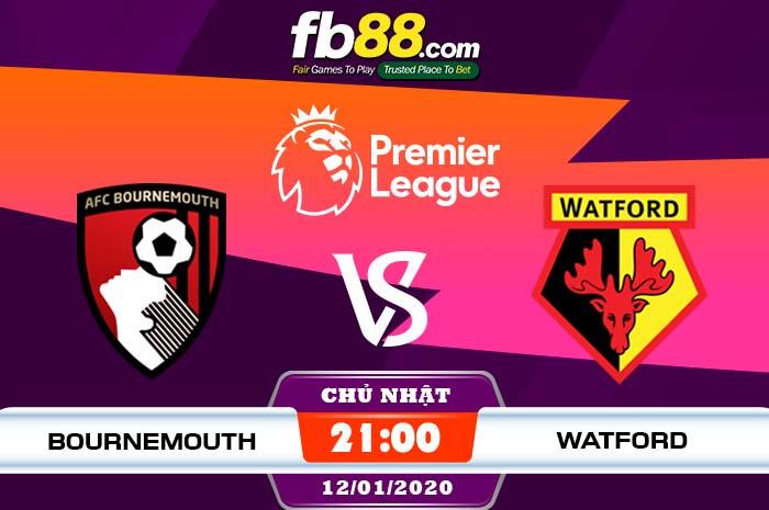 fb88-soi kèo AFC Bournemouth vs Watford