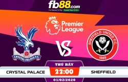 fb88-soi kèo Crystal Palace vs Sheffield United