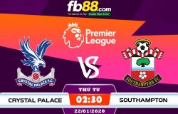 fb88-soi kèo Crystal Palace vs Southampton