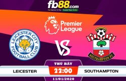fb88-soi kèo Leicester City vs Southampton