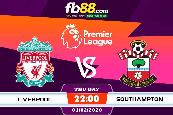 fb88-soi kèo Liverpool vs Southampton