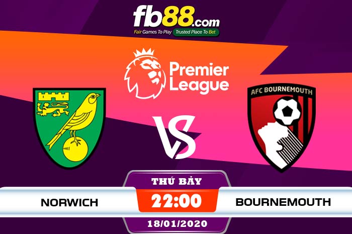 fb88-soi kèo Norwich City vs AFC Bournemouth