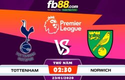 fb88-soi kèo Tottenham Hotspur vs Norwich City