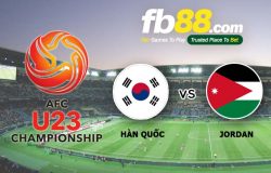 fb88-soi kèo U23 Hàn Quốc vs U23 Jordan