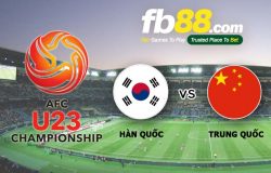 fb88-soi kèo U23 Hàn Quốc vs U23 Trung Quốc
