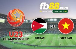 fb88-soi kèo U23 Jordan vs U23 Việt Nam