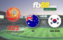 fb88-soi kèo U23 Úc vs U23 Hàn Quốc