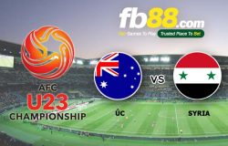 fb88-soi kèo U23 Úc vs U23 Syria