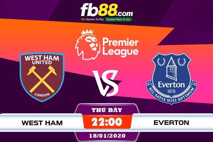 fb88-soi kèo West Ham United vs Everton