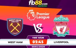fb88-soi kèo West Ham United vs Liverpool