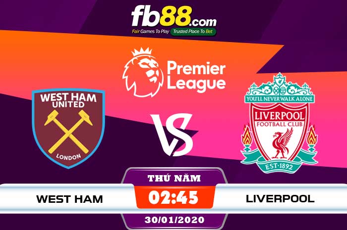 fb88-soi kèo West Ham United vs Liverpool