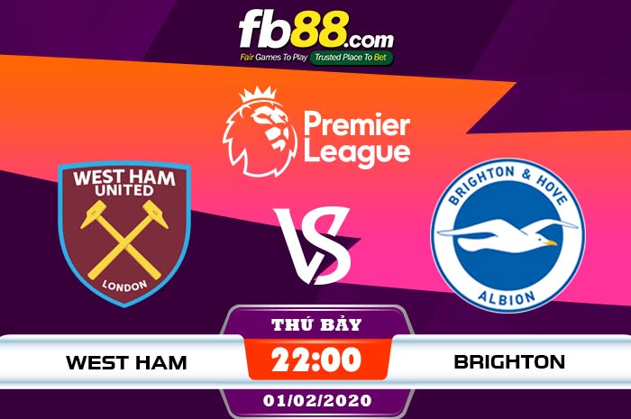 fb88-soi kèo West Ham vs Brighton