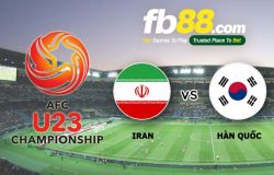 fb88-soi kèo U23 Iran vs U23 Hàn Quốc