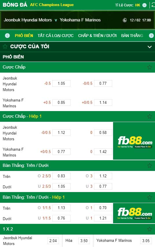 fb88-kèo nhà cái Jeonbuk Hyundai Motors vs Yokohama F Marinos
