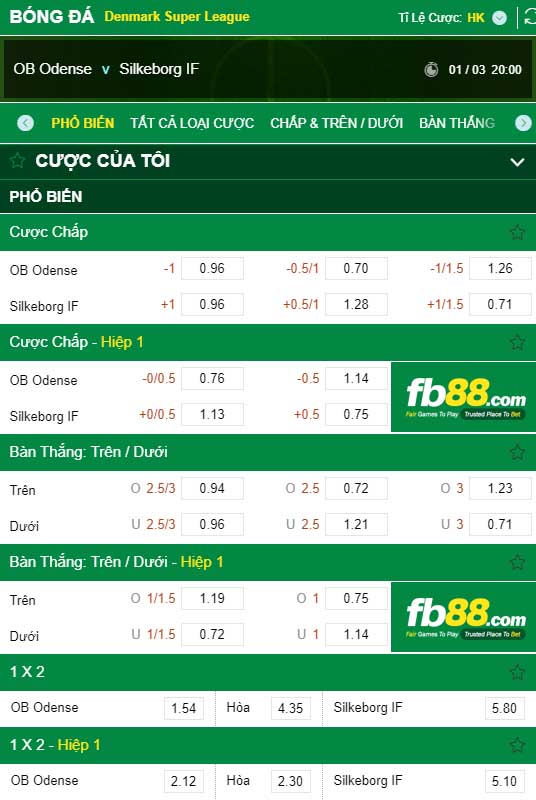fb88-kèo chấp OB Odense vs Silkeborg IF