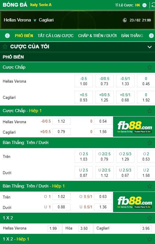 fb88-kèo nhà cái Verona vs Cagliari