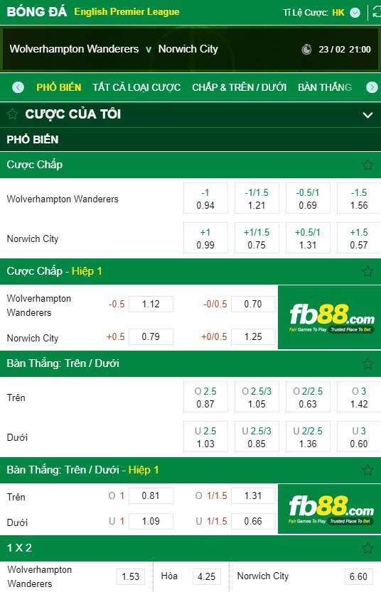 fb88-kèo nhà cái Wolverhampton Wanderers vs Norwich City