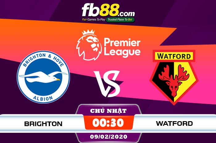 fb88-soi kèo Brighton and Hove Albion vs Watford