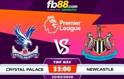fb88-soi kèo Crystal Palace vs Newcastle United