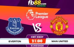fb88-soi kèo Everton vs Manchester United