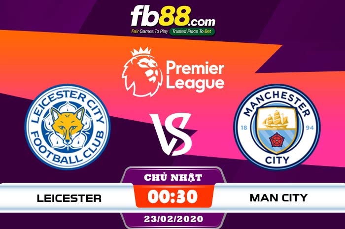 fb88-soi kèo Leicester City vs Manchester City