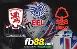 fb88-soi kèo Middlesbrough vs Nottingham Forest