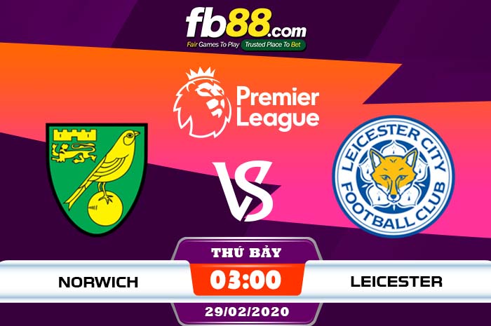 fb88-soi kèo Norwich City vs Leicester City