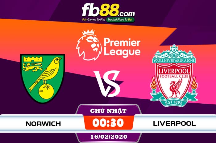 fb88-soi kèo Norwich City vs Liverpool