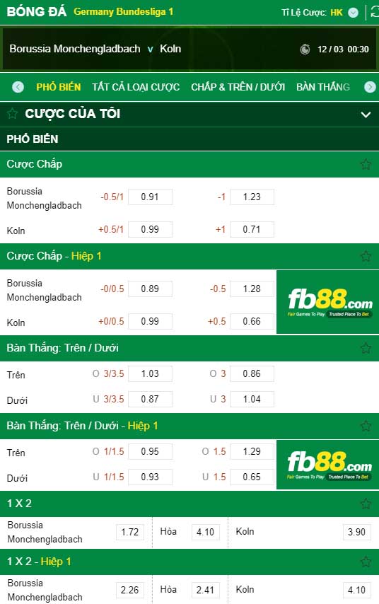 fb88-kèo nhà cái Borussia Monchengladbach vs Koln