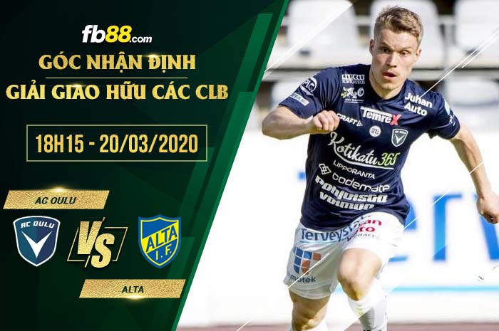 fb88-soi kèo AC Oulu vs Alta