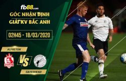 fb88-soi kèo Alfreton Town vs Gateshead