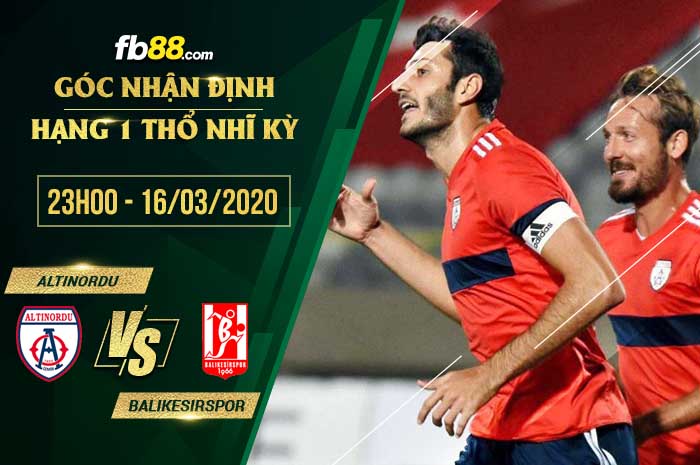 fb88-soi kèo Altinordu SK vs Balikesirspor