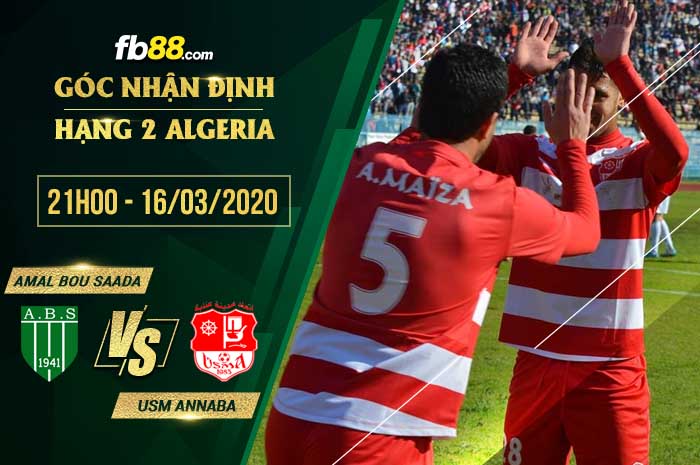 fb88-soi kèo Amal Bou Saada vs USM Annaba