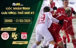 fb88-soi kèo Antalyaspor vs Sivasspor