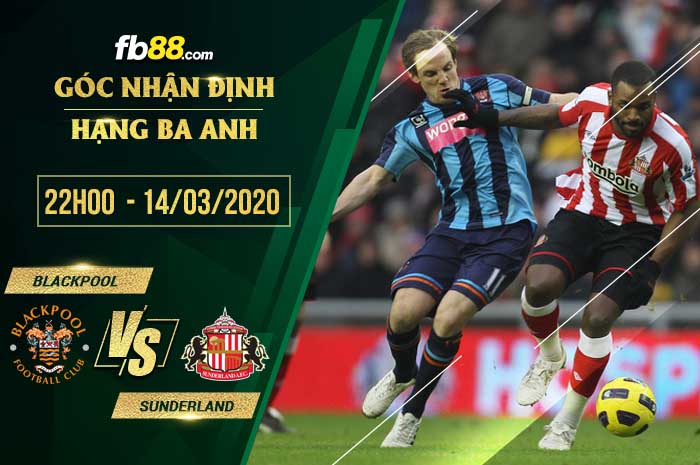 fb88-soi kèo Blackpool vs Sunderland