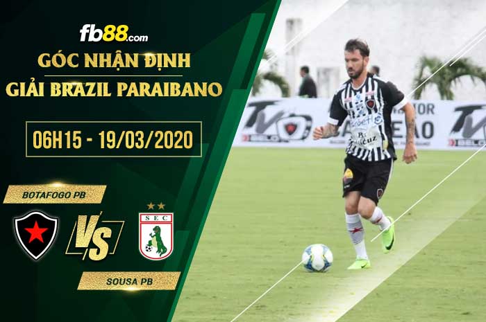 fb88-soi kèo Botafogo PB vs Sousa PB