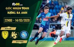 fb88-soi kèo Burton Albion vs Wycombe Wanderers