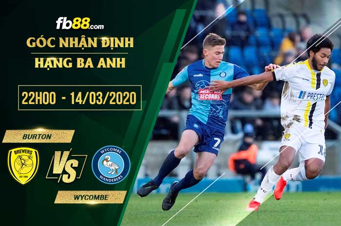 fb88-soi kèo Burton Albion vs Wycombe Wanderers