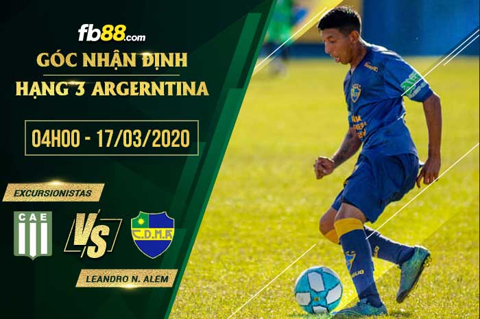 fb88-soi kèo CA Excursionistas vs Leandro Niceforo Alem