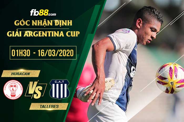 fb88-soi kèo CA Huracan vs Talleres Cordoba