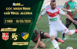 fb88-soi kèo CR Belouizdad vs Paradou AC